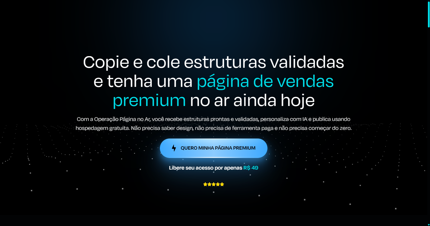 Modelo de página de vendas 1